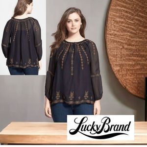 Lucky Brand boho style top